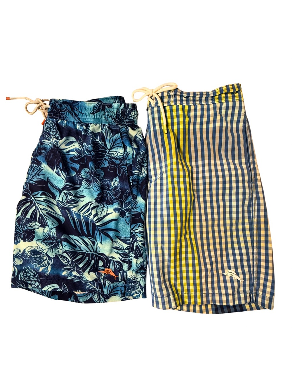 Tommy Bahama Swim Trunks Bundle Men’s Medium Floral Checkered
